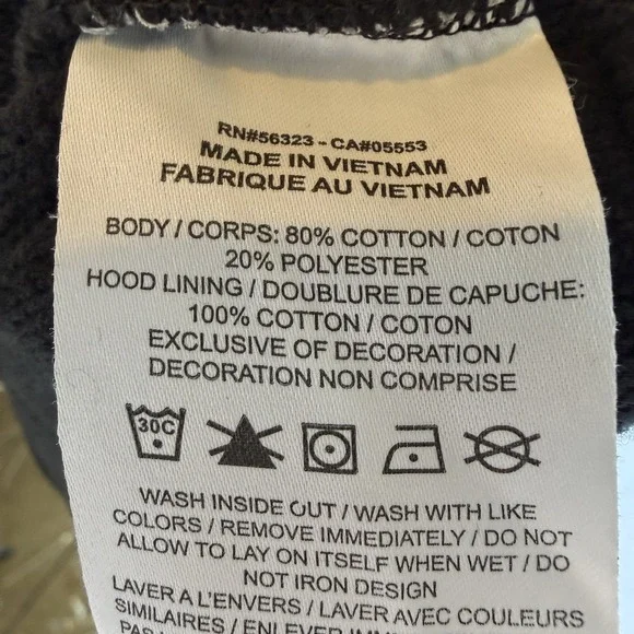 Nike Swoosh Mens Small Hoodie Black Pullover Spell Out Logo Sportswear Excellent - Picture 6 of 9